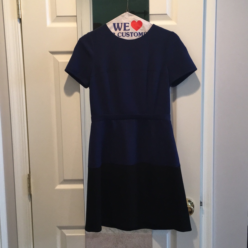 BCBG color block mini dress